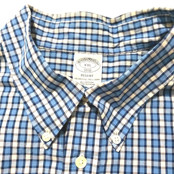 Brooks Brothers Regent Button Down Long Sleeve Shirt Size XXL - Picture 10 of 11